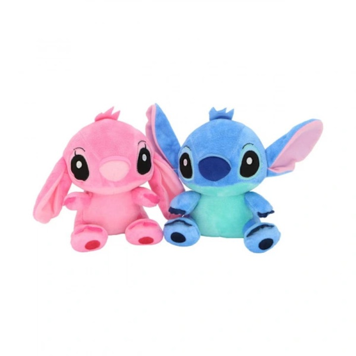 Jucarie de plus, Stitch, roz-albastru, 20cm