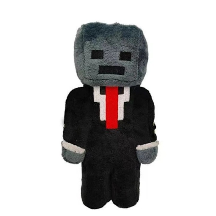Minecraft plüssjáték, állat, fekete, 20x25cm