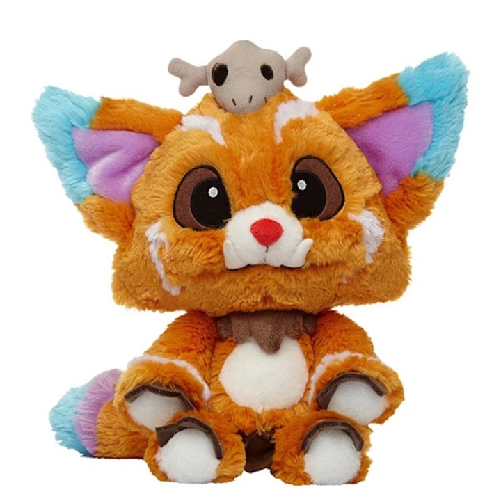 Plüss játék Gnar League of Legends 32cm, puha, otthoni dekoráció