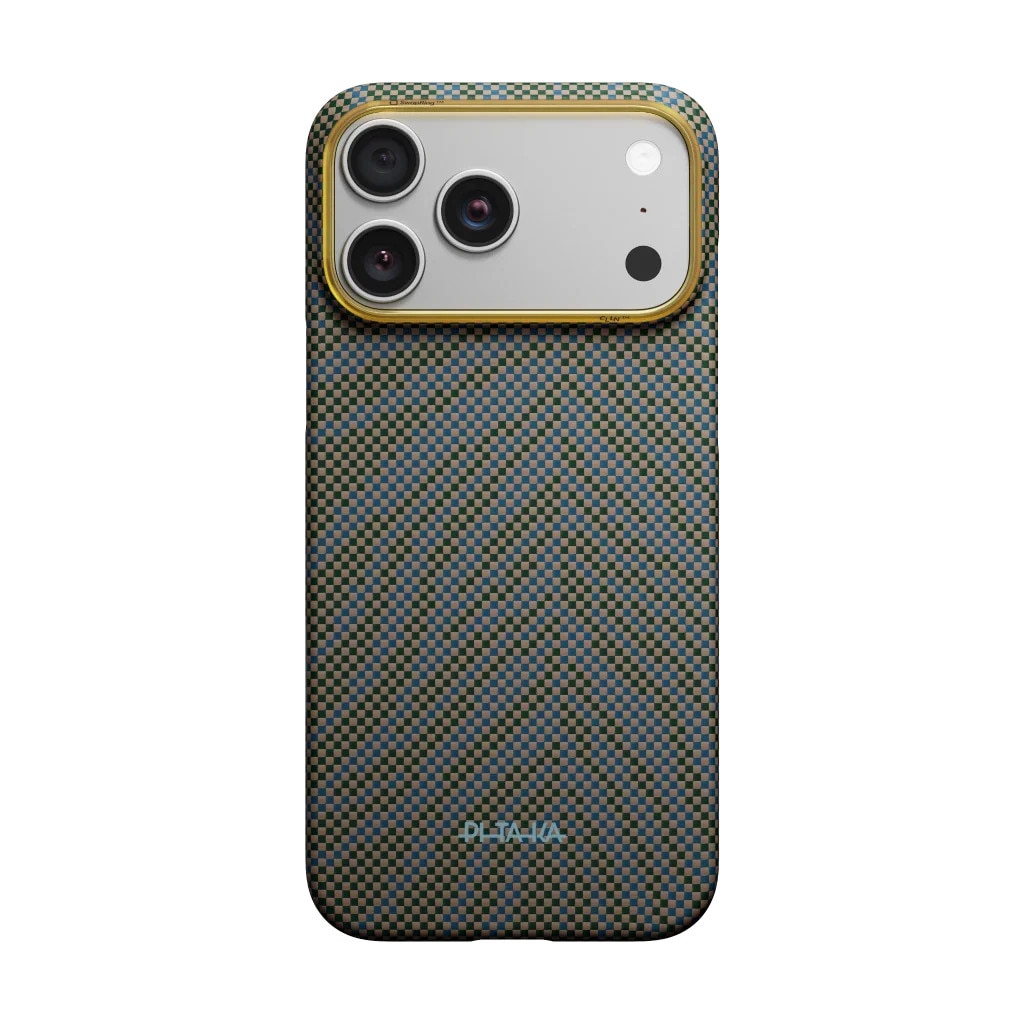 Husa de protectie Pitaka iPhone 17 Pro Max Breath of Veins Edge Case Dive Green - 03