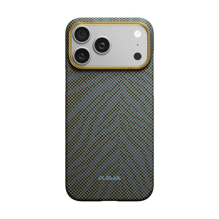 Husa de protectie Pitaka iPhone 17 Pro Max Breath of Veins Edge Case Dive Green - 03