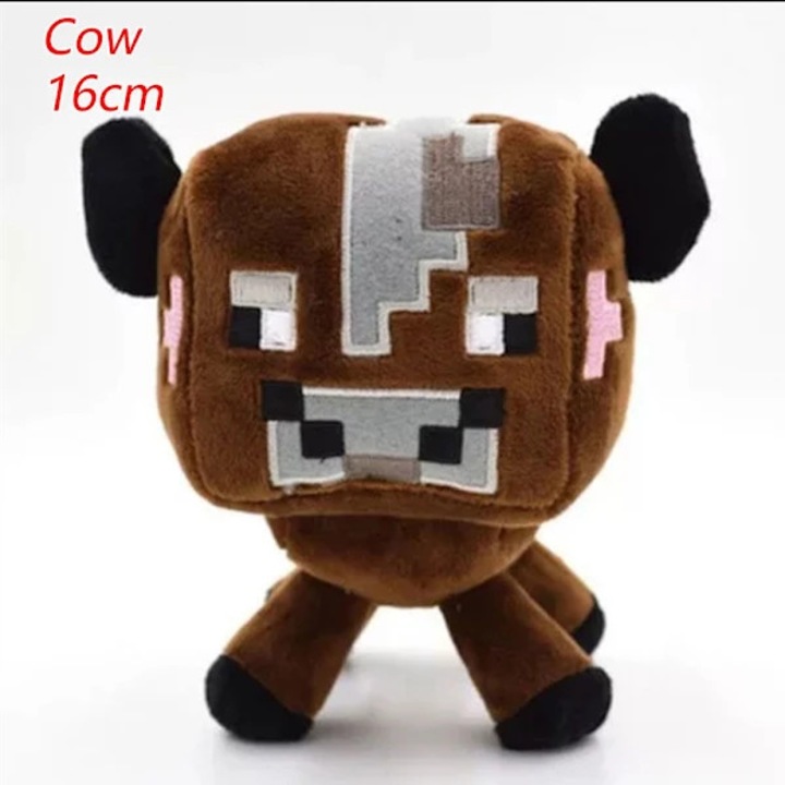 Плюшена играчка Minecraft, крава, 16см