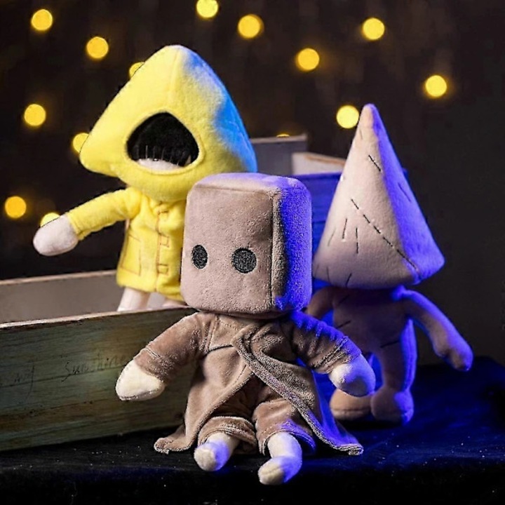 Плюшена играчка, Little Nightmares, Six и Mono, многоцветна, 20x15см