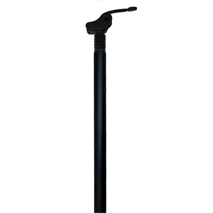 Rugós nyeregcső és összecsukható kormány 31.8x550mm, fekete