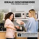 Set 12 Recipiente Condimente din Sticla cu Capac din Bambus, Ultrixe, Organizator Bucatarie,115ML, Include EticheteOrganizatoare Sertar, Palnie din Silicon si Pix Alb Inclus, Accesorii Depozitare, Transparent