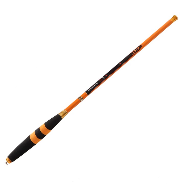 Horgászbot 2.4m 28 tonna karbon ergonomikus fekete 45cm