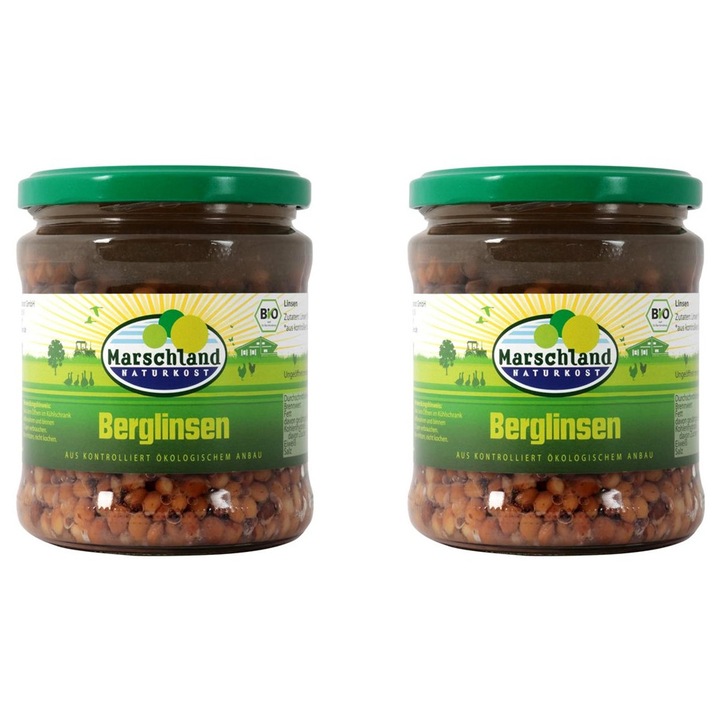 2 x Bio lencse 330g / 230g Marschland Naturkost