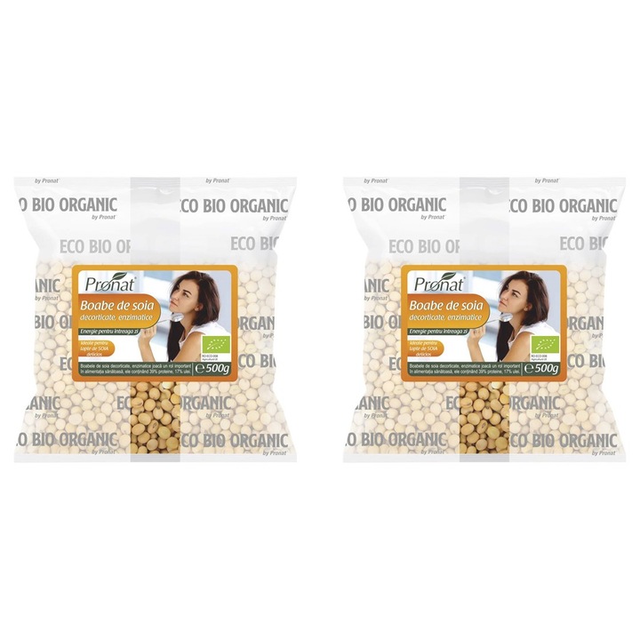 2 x Enzimatikus bio szójabab, 500g Pronat