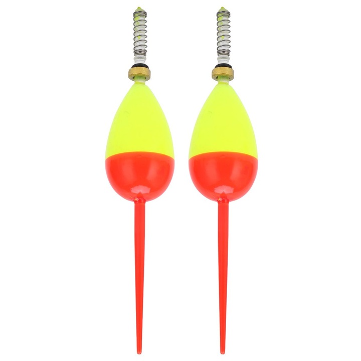Plute pescuit slip, 2 buc, rosu-galben, 26-28g, EVA foam
