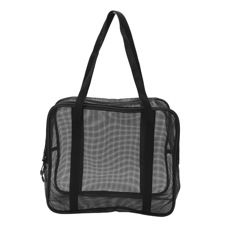 Set 2 genti plasa uscare aer, Oxford 420D, negru, 38.3x32.8cm