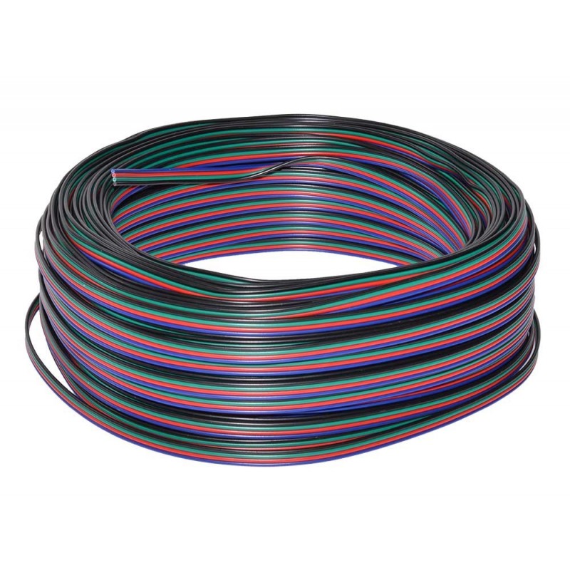 Cablu rgb 4 fire 5m rola pentru benzi LED RGB - eMAG.ro