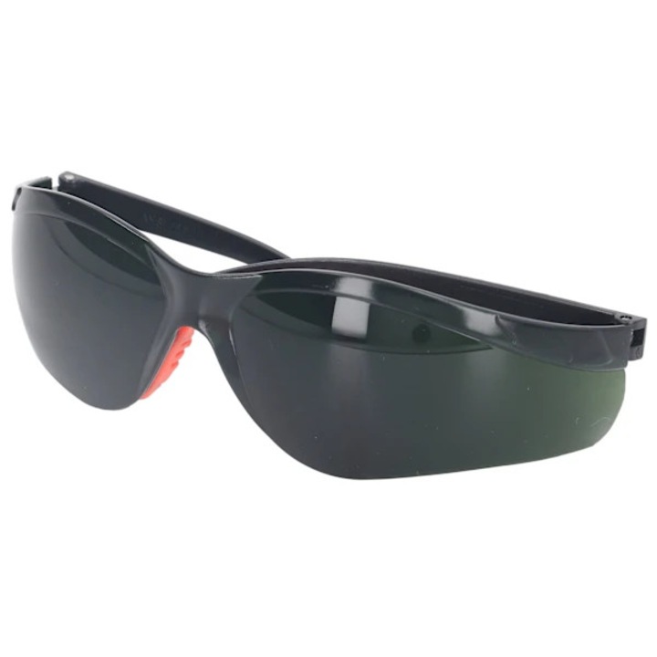 Ochelari sudura protectie UV, lentila intarita, negru-verde, universal, set 2 piese