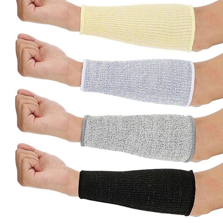 Maneci rezistente la taieturi si ignifuge, protectii pentru brate si antebrate, piele subtire, OneSize