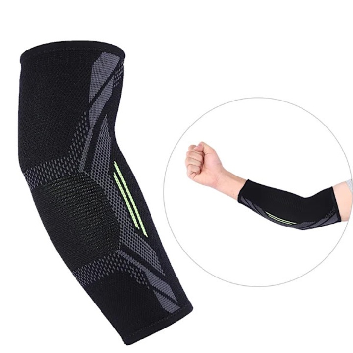 Suport cot sportiv elastic negru XL