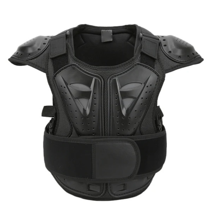 Armura copii protectie motocicleta, vesta, negru, ajustabila
