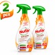 Pachet x 2 Solutie pentru scos pete Nufar, 500ml, spray, pentru tesaturi albe si colorate, fara clor