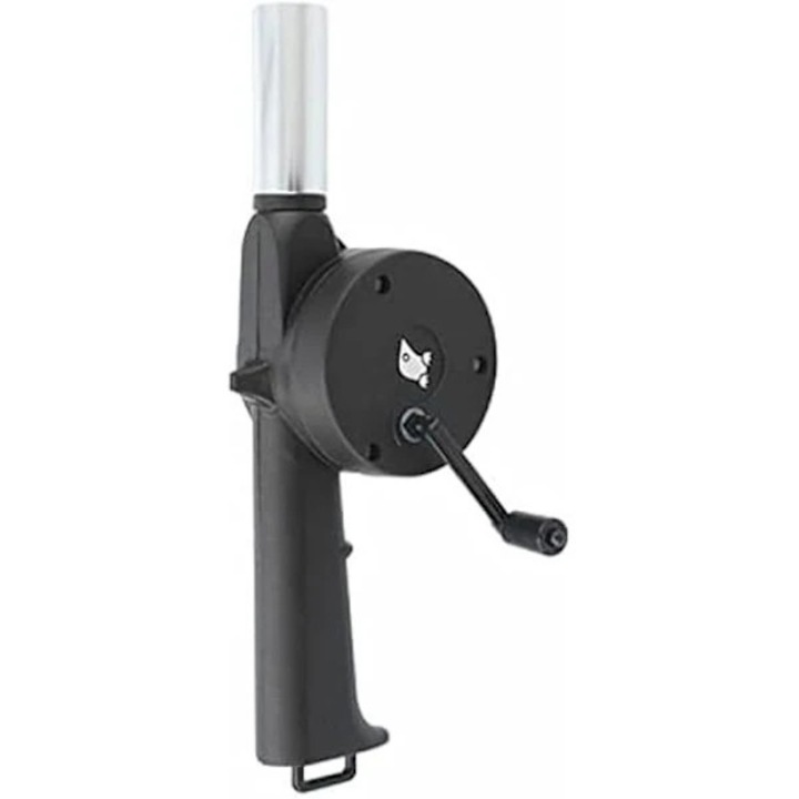 Fekete dekoratív ventilátor 29.5x8.3x5 cm kompakt