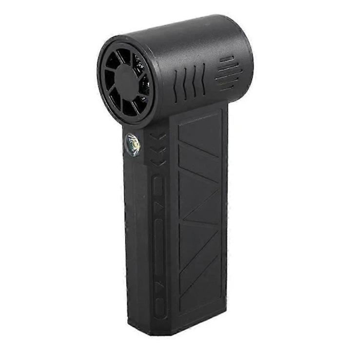 Mini hordozható sugárhajtású fúvó, 5000mAh, fekete, 4 fokozat, 130000RPM