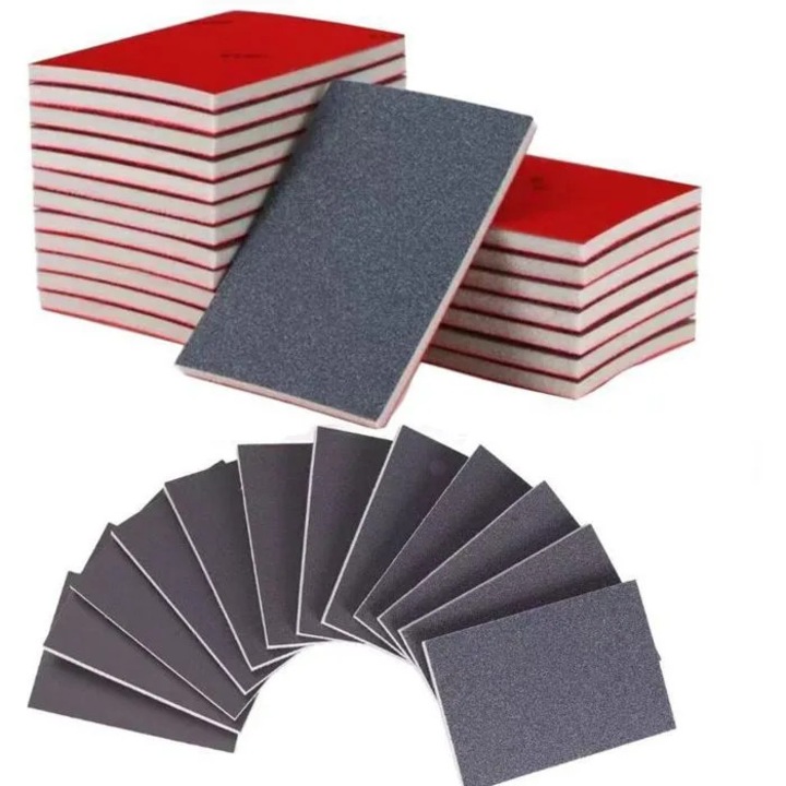 Set 24 bureti slefuit, granulatie 180-3000, abraziv uscat si umed, multicolor