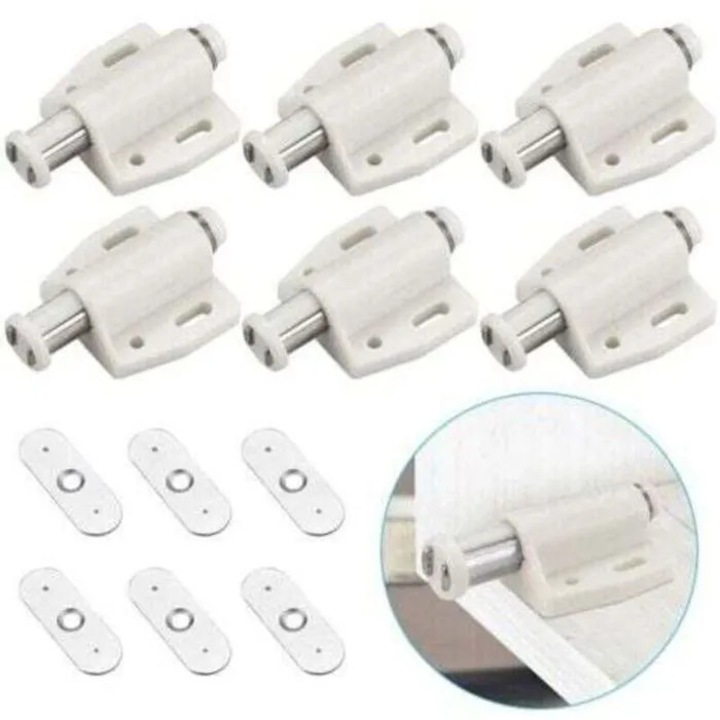 Set 6 piese inchizatori magnetice pentru usi dulap, OEM