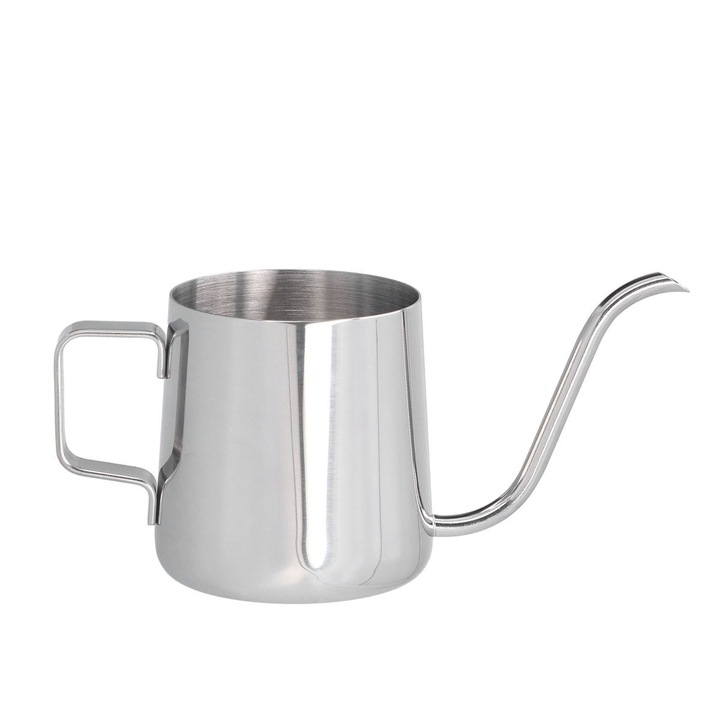Kávéskanna, rozsdamentes acél, 250ml, fekete, 16.4x7.2x7.2cm