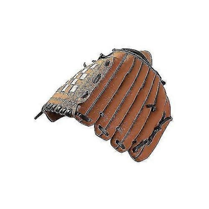 Manusi baseball copii 9.5 inch piele PU maro usoare durabile