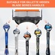 24 db Proglide borotvabetét készlet, 5 penge, dupla kenés, eltömődésgátló, rugalmasság, fehér