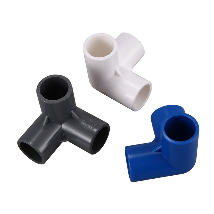 Set conectori PVC furtun irigare 20mm multicolor 48 buc