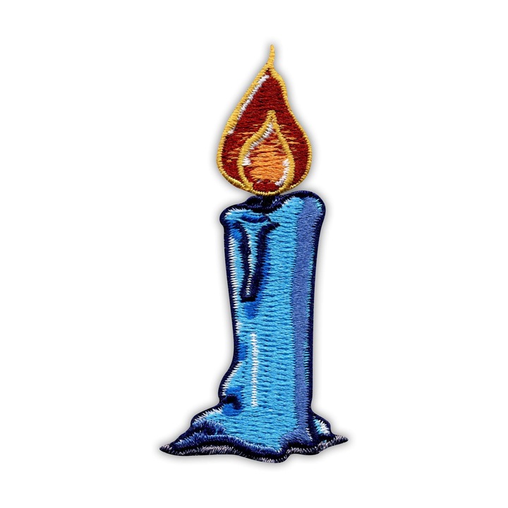 Petic textil Patchion Hanukkah gyertya többszínű 7x3.5cm