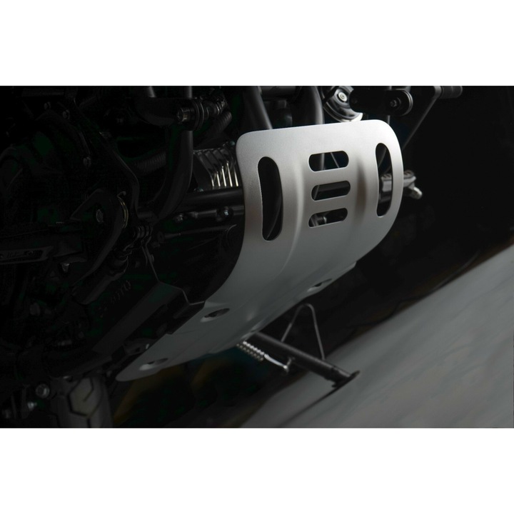 Scut protectie motor CF Moto 450 CL-C aluminiu anodizat negru mat