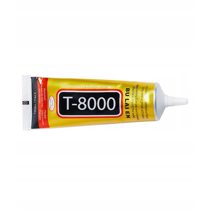 TECHREBAL T-8000 univerzális ragasztó, rugalmas, átlátszó, 110ml
