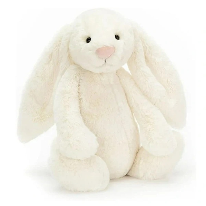 Плюшено зайче Bashful Bunny, Безкрайно забавление - 34 см играчки зайчета, Подаръци Приятел за лягане за момичета, момчета, деца Kv, TH