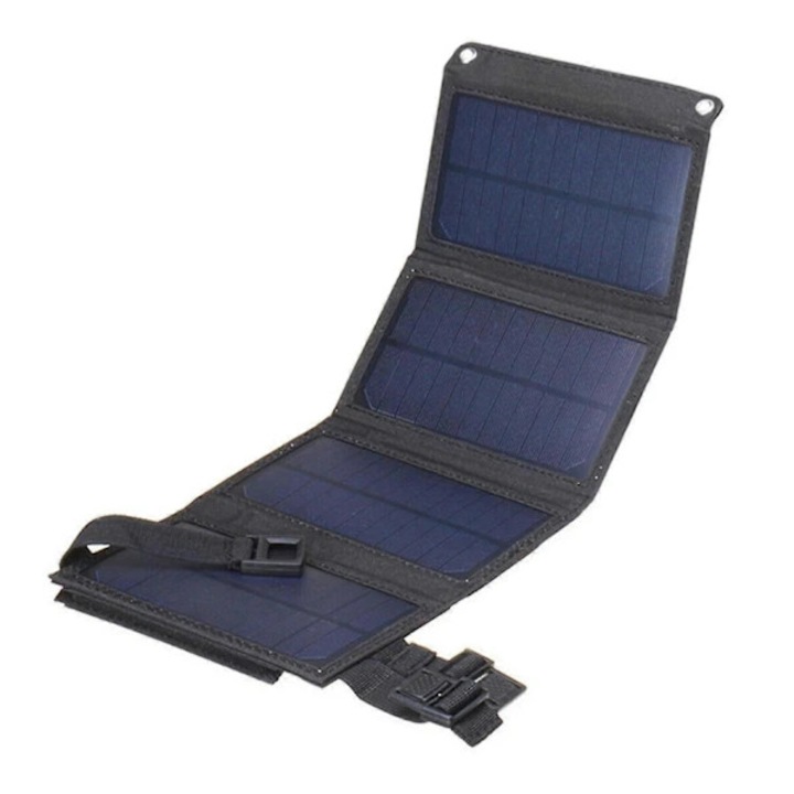 Panou solar pliabil 100W 5V USB PET portabil impermeabil 44x16.5cm