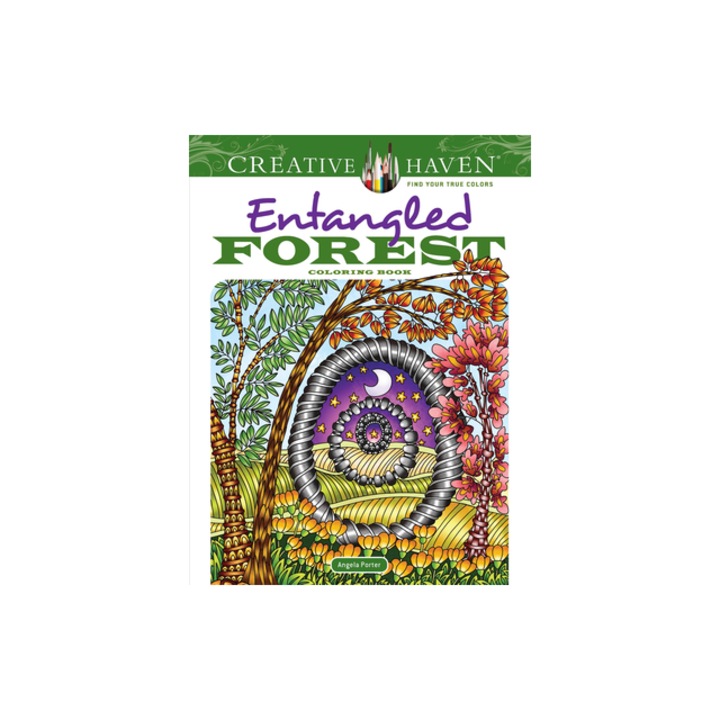 Creative Haven Entangled Forest Coloring Book, Angela Porter