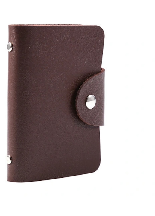 Portofel carduri piele PU multicolor 10.5x7.5x2.5cm