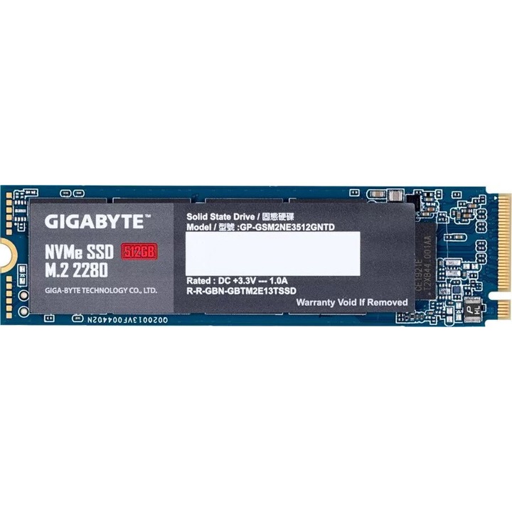 SSD 512GB Gigabyte M.2 NVMe PCIe 3.0 x4 1.3