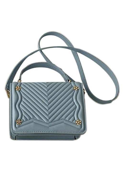 Kék női crossbody táska, kicsi, multifunkcionális
