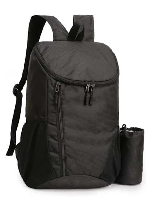 Rucsac drumetie multifunctional 20L, rezistent apa si usor, negru, 42x28x20cm