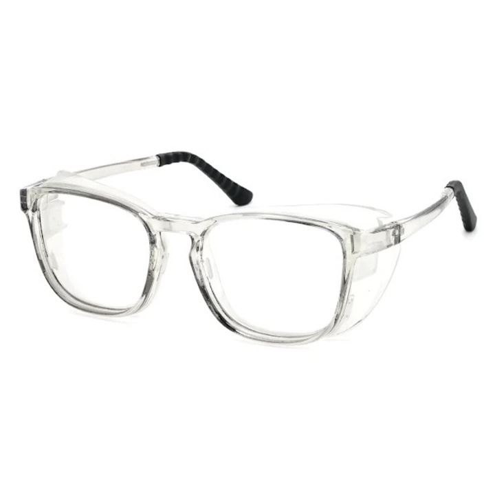 Ochelari de protectie/ochelari de siguranta din policarbonat, cu filtru pentru lumina albastra, protectie UV400, anti-ceata, panouri laterale transparente, transparent