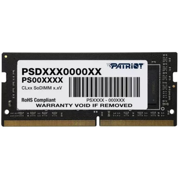 RAM Laptop Patriot DDR4 8GB 2400MHz CL17 SODIMM Signature Line