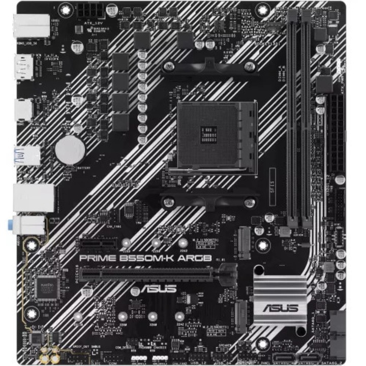Placa de baza AM4 Asus B550 MicroATX DDR4 PRIME B550M-K