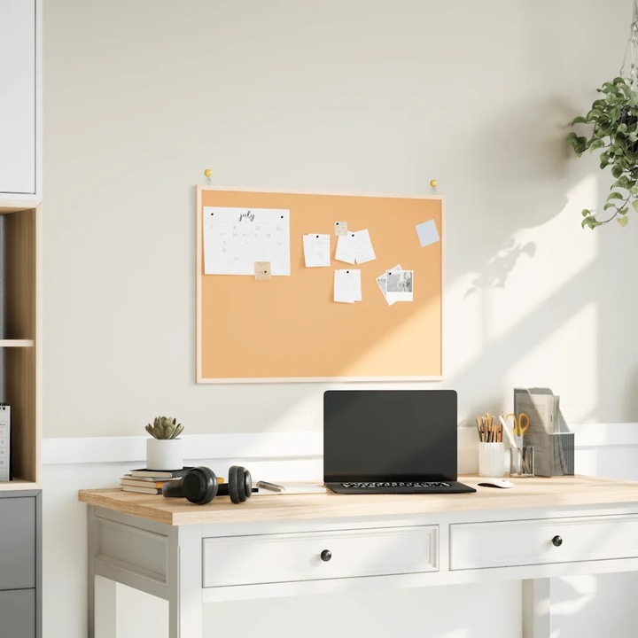VidaXL parafatábla tömör fenyőfa kerettel 80x55cm