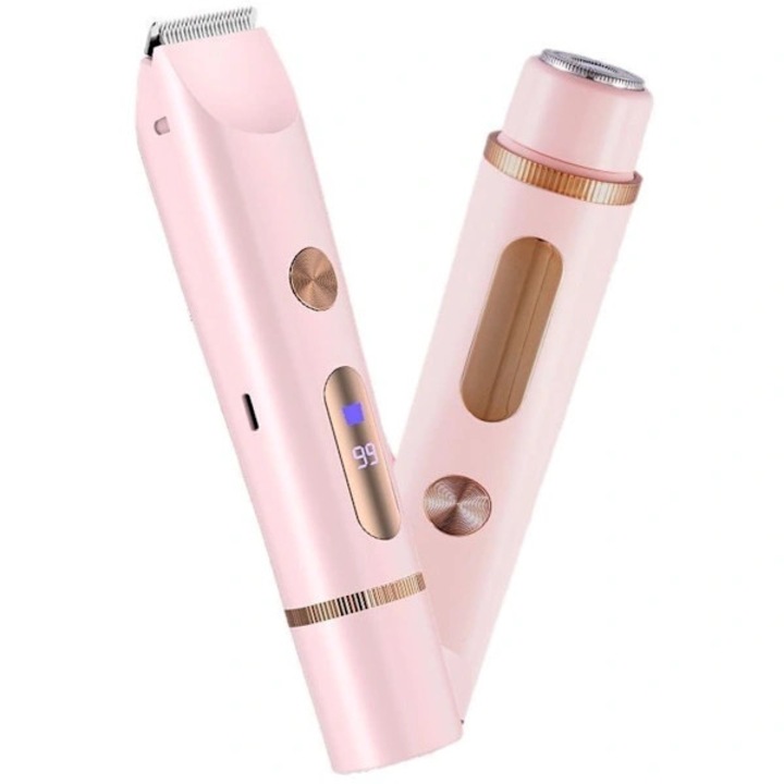 Aparat de ras electric 2in1 pentru femei, dubla functie, alb, 16.7x3.3x3.2cm