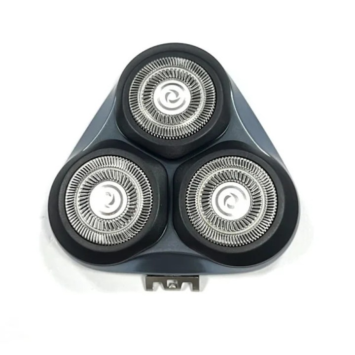 Cap de ras de inlocuire compatibil cu Philips S3000/S3101/S3102/S3103/S3201/S3202/S3203/S3205/S3206/S4301/S4302/S4303, metal si plastic, usor de instalat, negru/argintiu, 1 buc