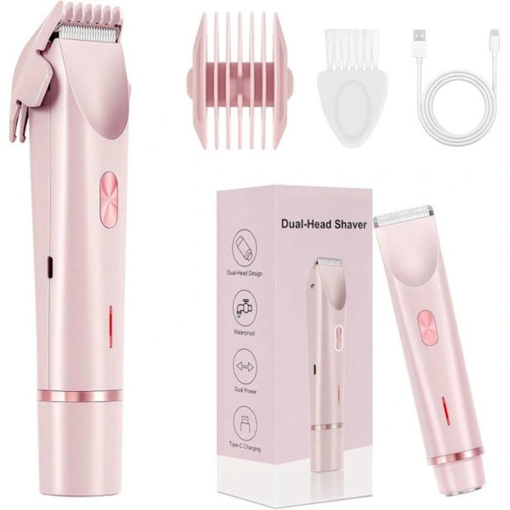 Aparat de ras electric 2in1 femei, rezistent apa, incarcare Type-C