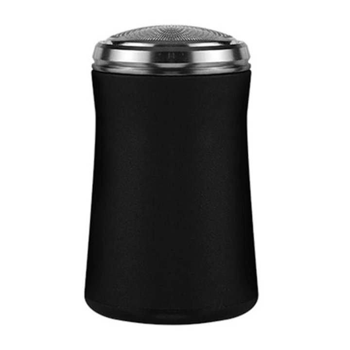 Мини преносима електрическа самобръсначка, USB презареждаема, безшумна, черна, 11x4см