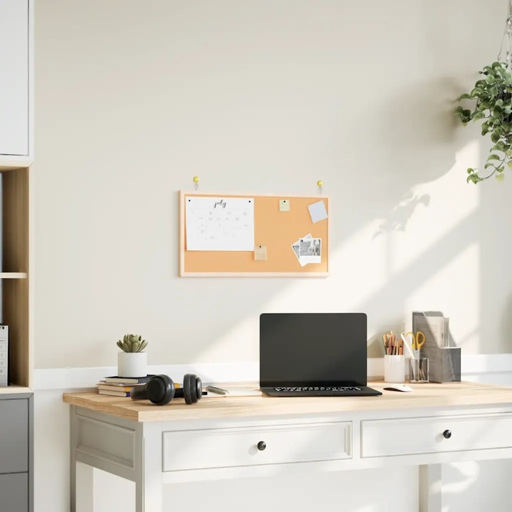 VidaXL parafatábla 60x30cm tömör fenyőfa kerettel