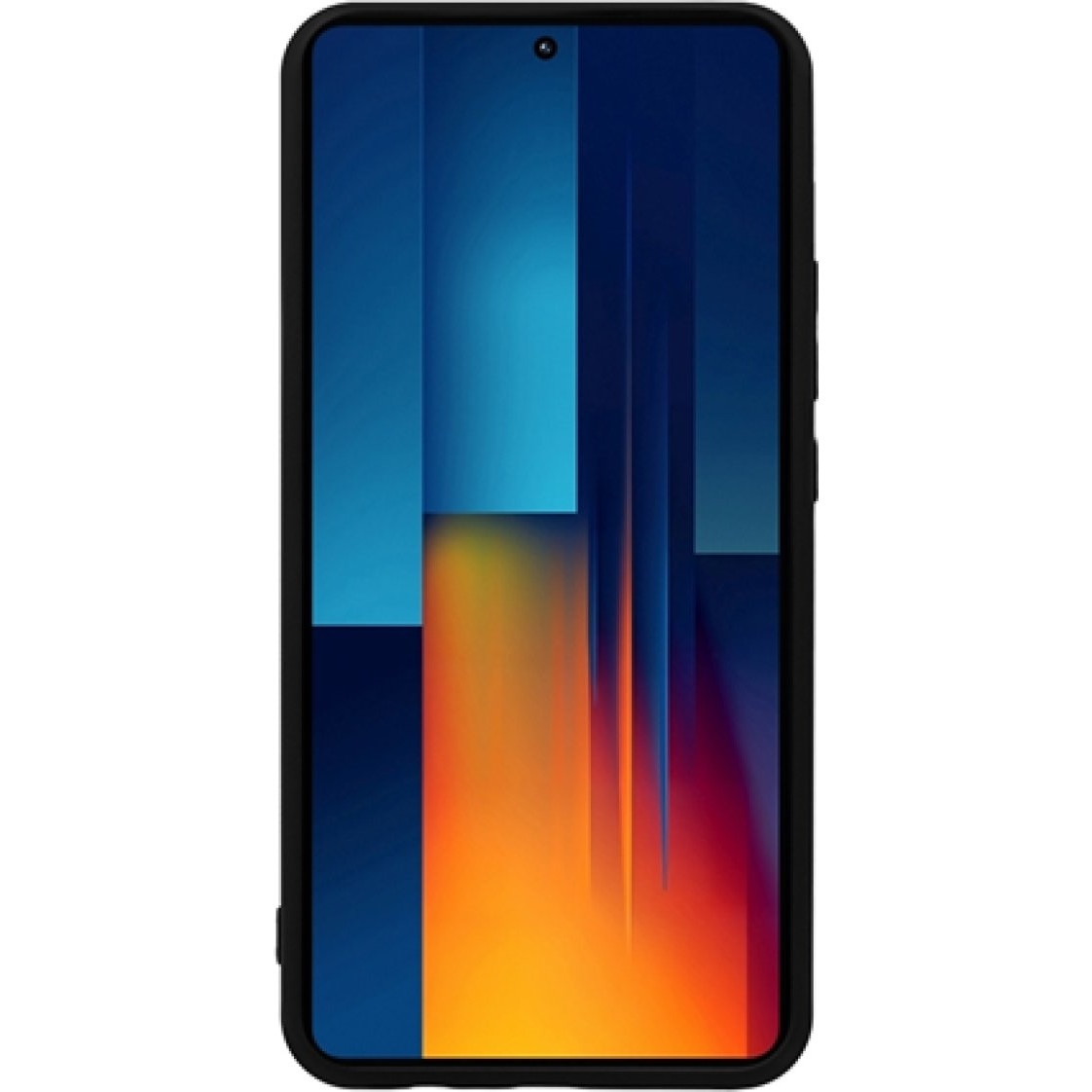 Set husa neagra mata silicon si sticla temperata Vivid Poco M6 Pro Note 13 Pro 4G