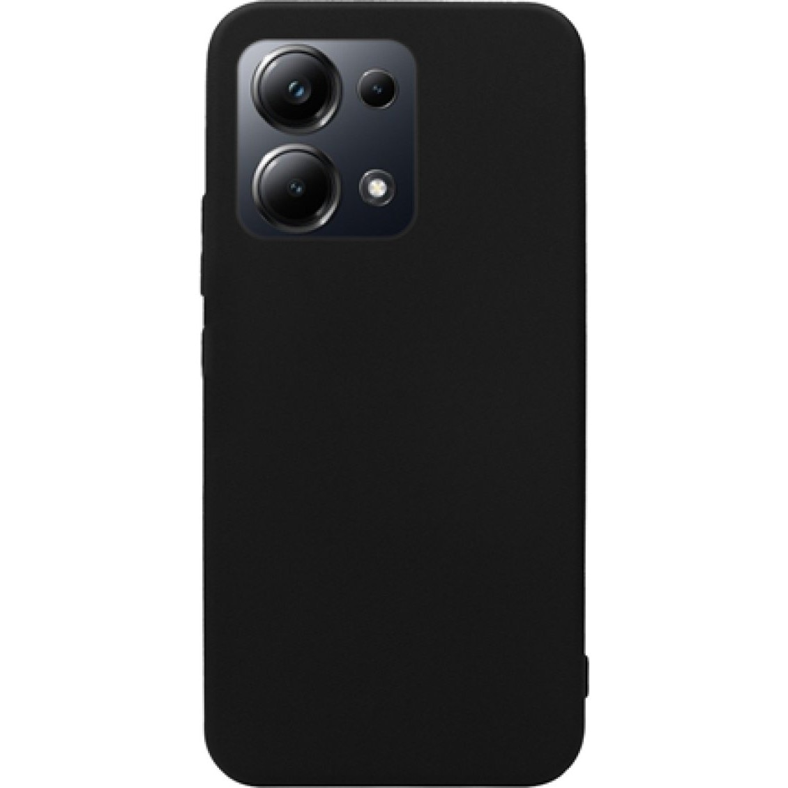 Set husa neagra mata silicon si sticla temperata Vivid Poco M6 Pro Note 13 Pro 4G