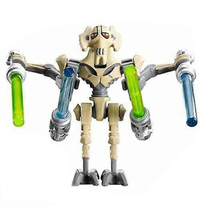 Építőkészlet, Star Wars General Grievous figura, ABS műanyag, többszínű, 3+ éves gyermekeknek